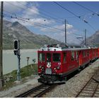 RhB auf dem Berninapass 2328 m.ü.M