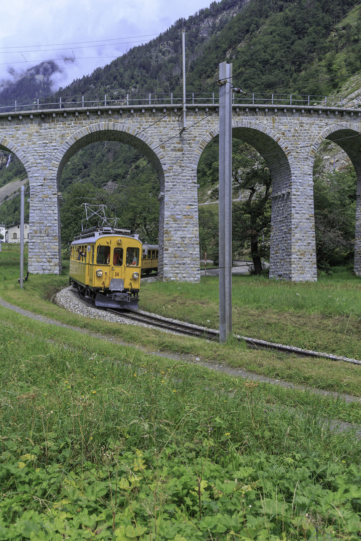 RhB BB ABe 4/4 I auf Fahrt nach Tirano (5)