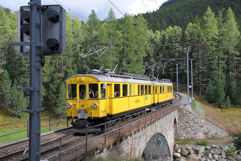 RhB Berninatriebwagen ABe 30 und 34 +1 Sekunde