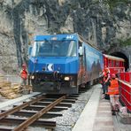 RhB Ge 4/4 III auf dem Landwasserviadukt