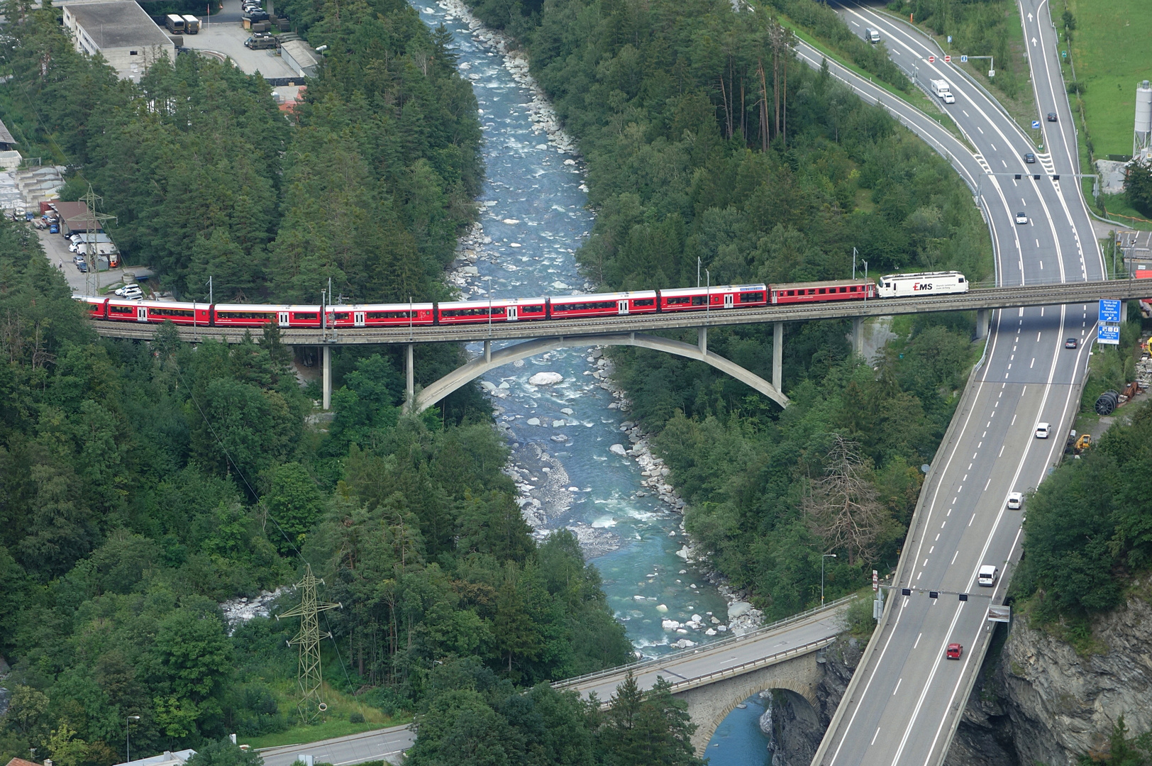 RhB Hinterrheinbrücke (UNESCO Welterbe Rhätische Bahn)