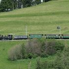 RhB Nostalgiefahrt Dampflokomotive "Heidi" in Bergün