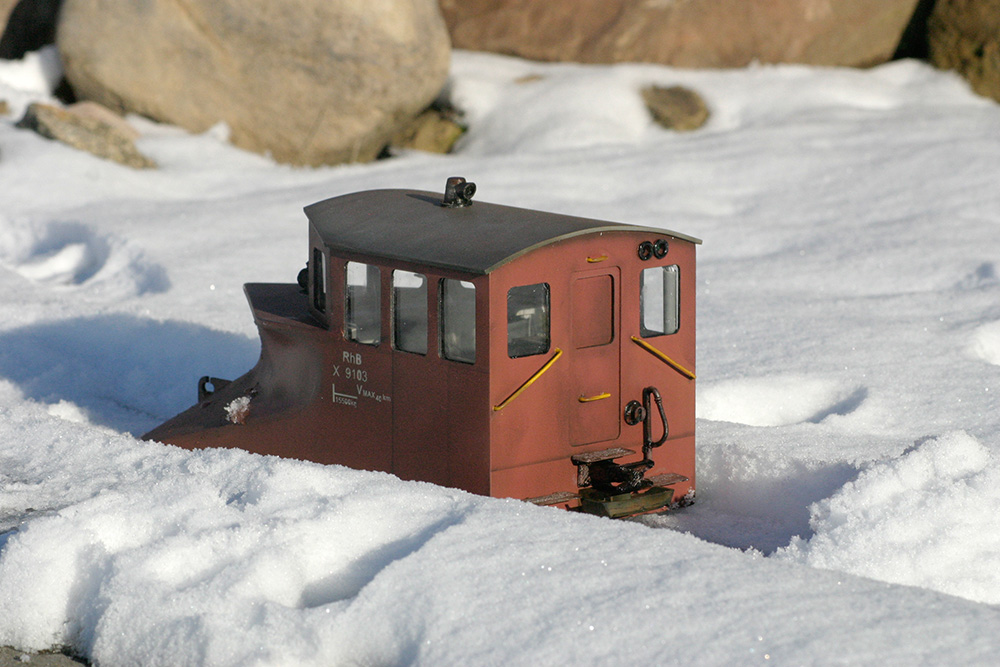 RhB - Winterdienst im Modell