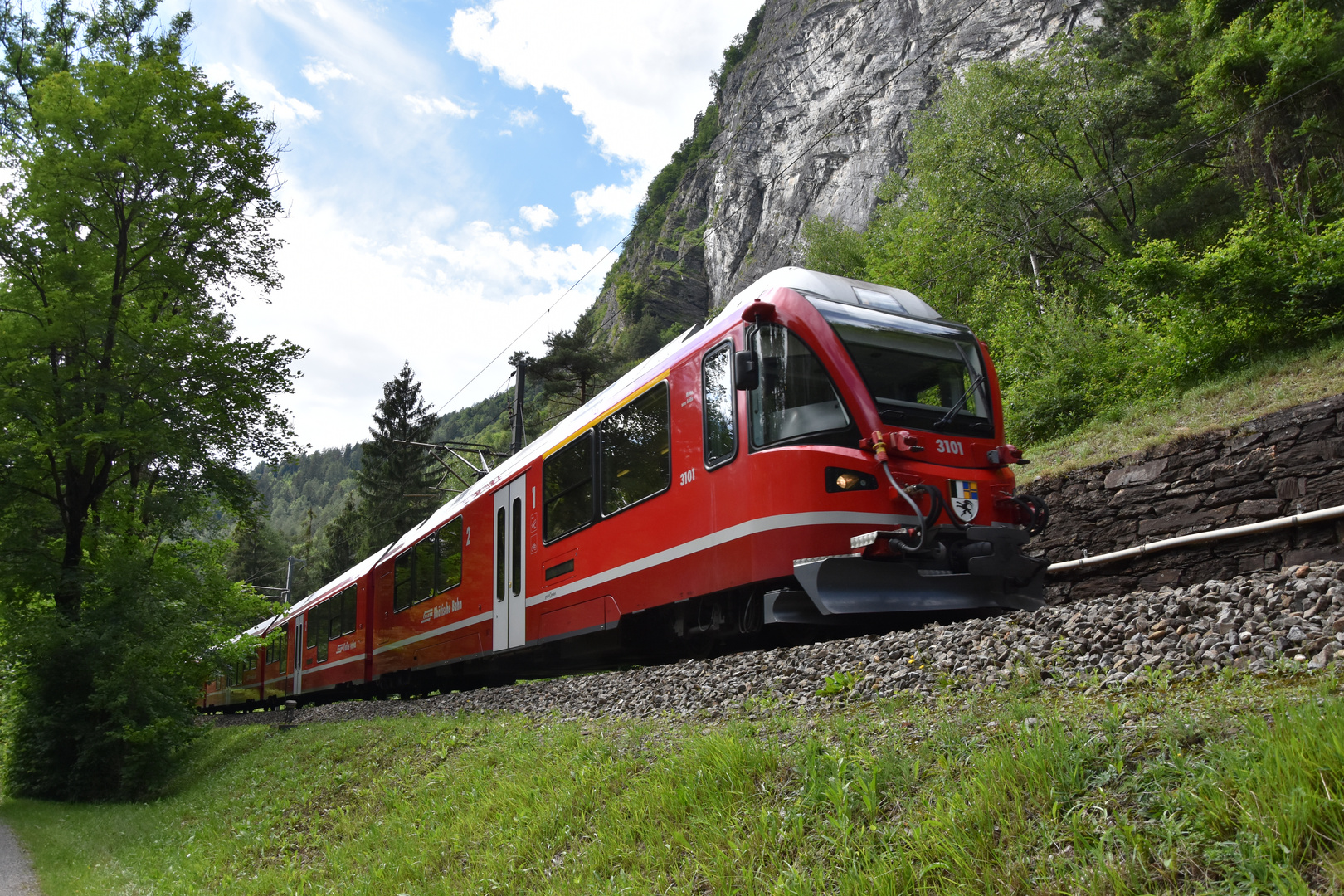 Rhb Zug nähe Landquart