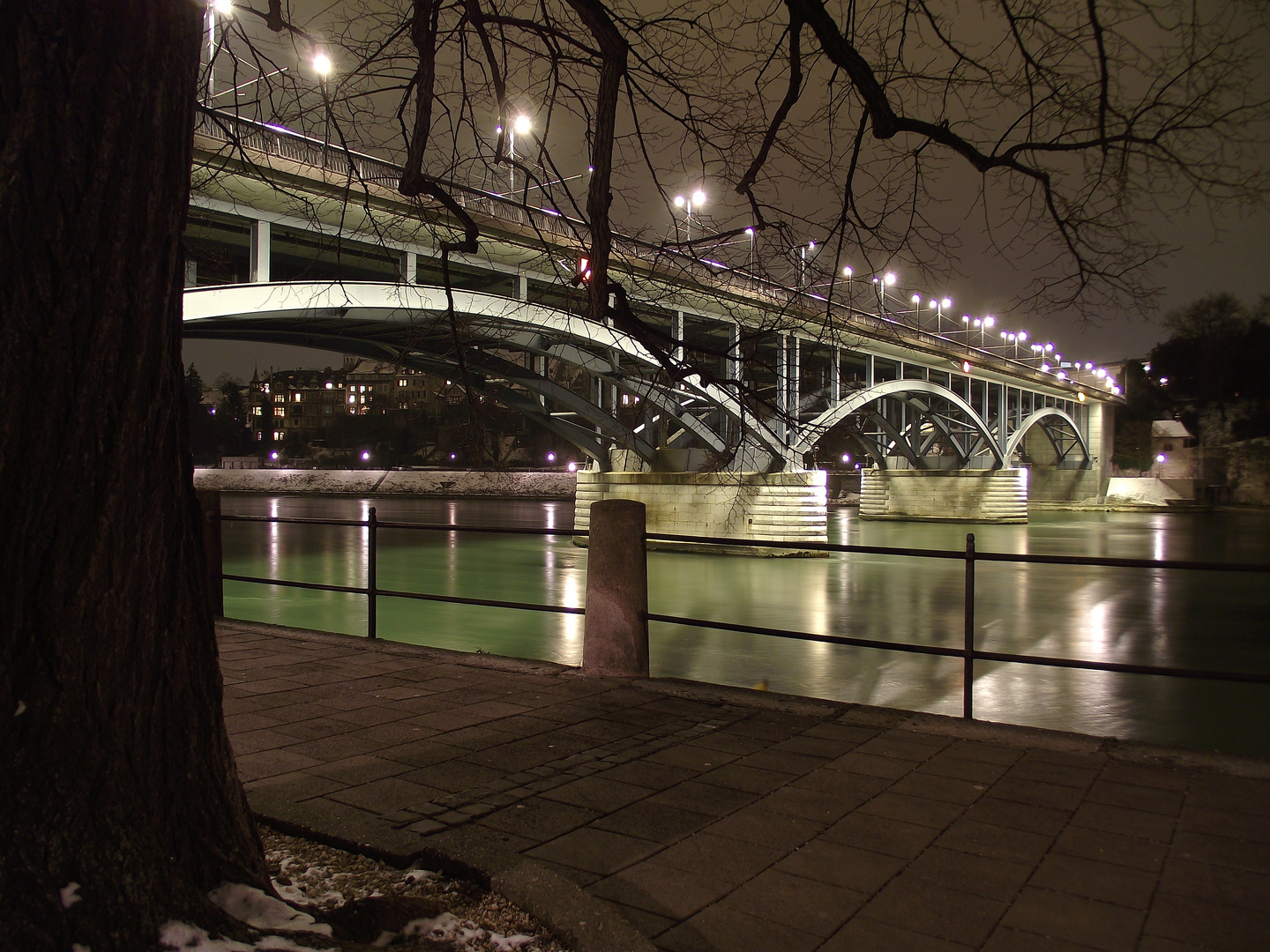 Rhein Basel by Night