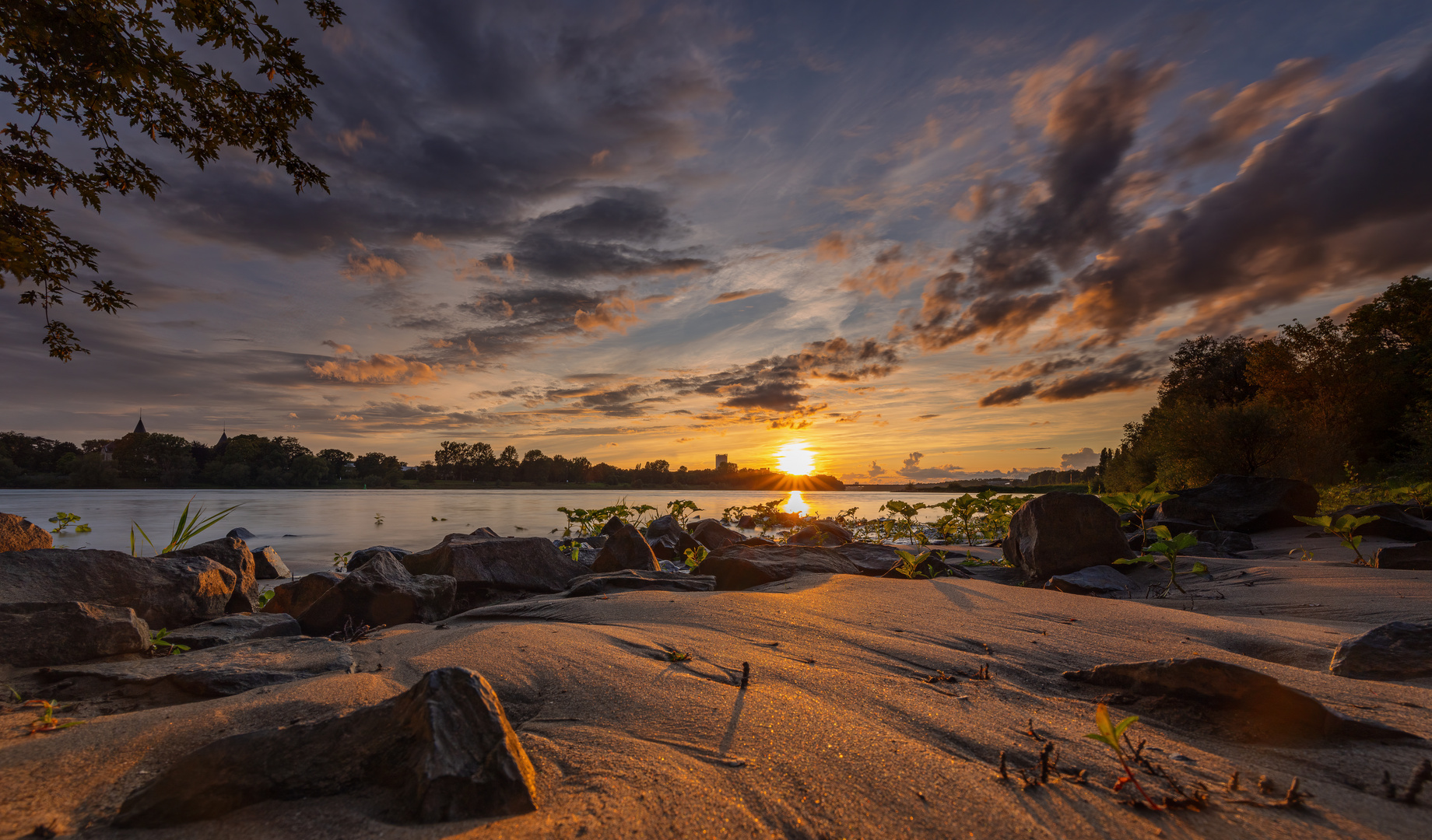 "Rhein-Beach" Sunset