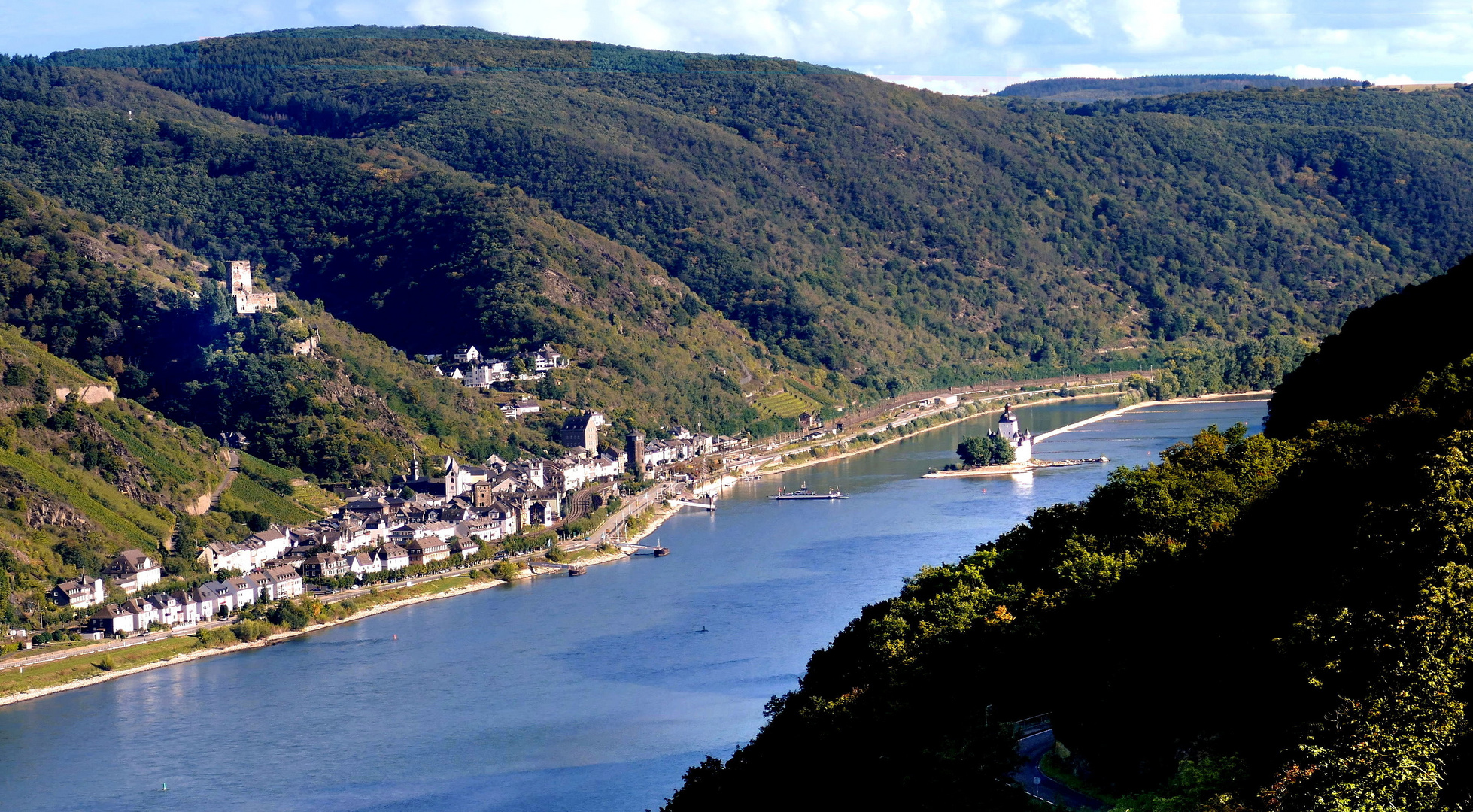 Rhein bei Kaub