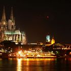 Rhein bei nacht / Rheipanorama