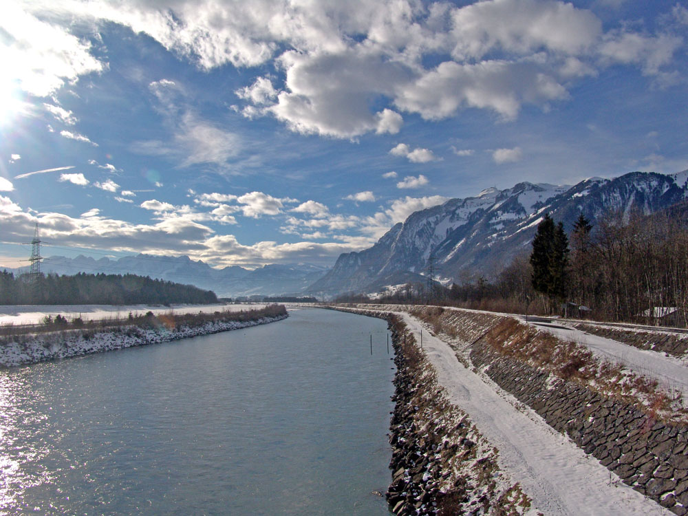 Rhein bei Oberriet