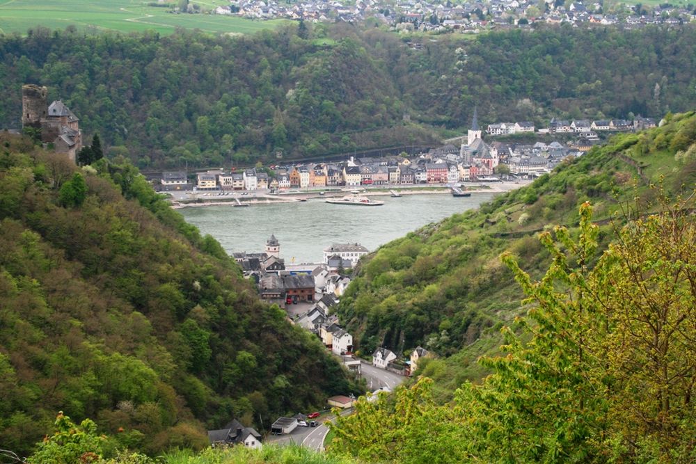 Rhein bei St. Goar / St. Goarhausen (Frühjahr 2017)