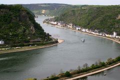 Rhein bei St. Goar / St. Goarhausen (Frühjahr 2017)