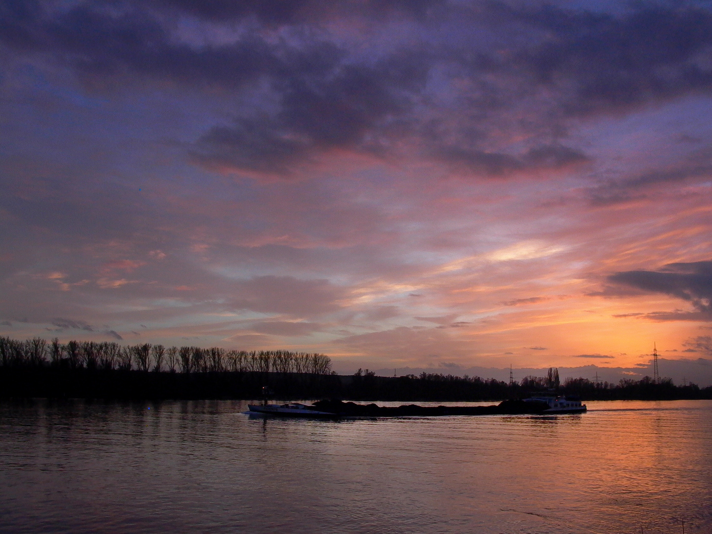 Rhein bei Wiesbaden-Schierstein