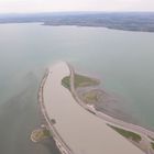 Rhein beim eintritt in den Bodensee