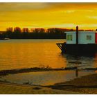 Rhein beim Sonnenuntergang