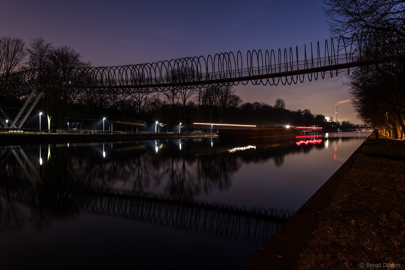 Rhein-Herne Kanal in Oberhausen..