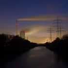 Rhein-Herne-Kanal mit Blick auf STEAG Kraftwerk