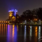 Rhein-Herne-Kanal und Gasometer Oberhausen