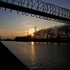 Rhein Herne Kanal zur Winterzeit