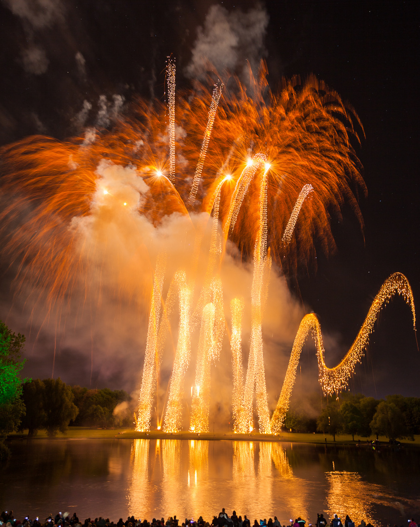 Rhein in Flammen 2014 in Bonn