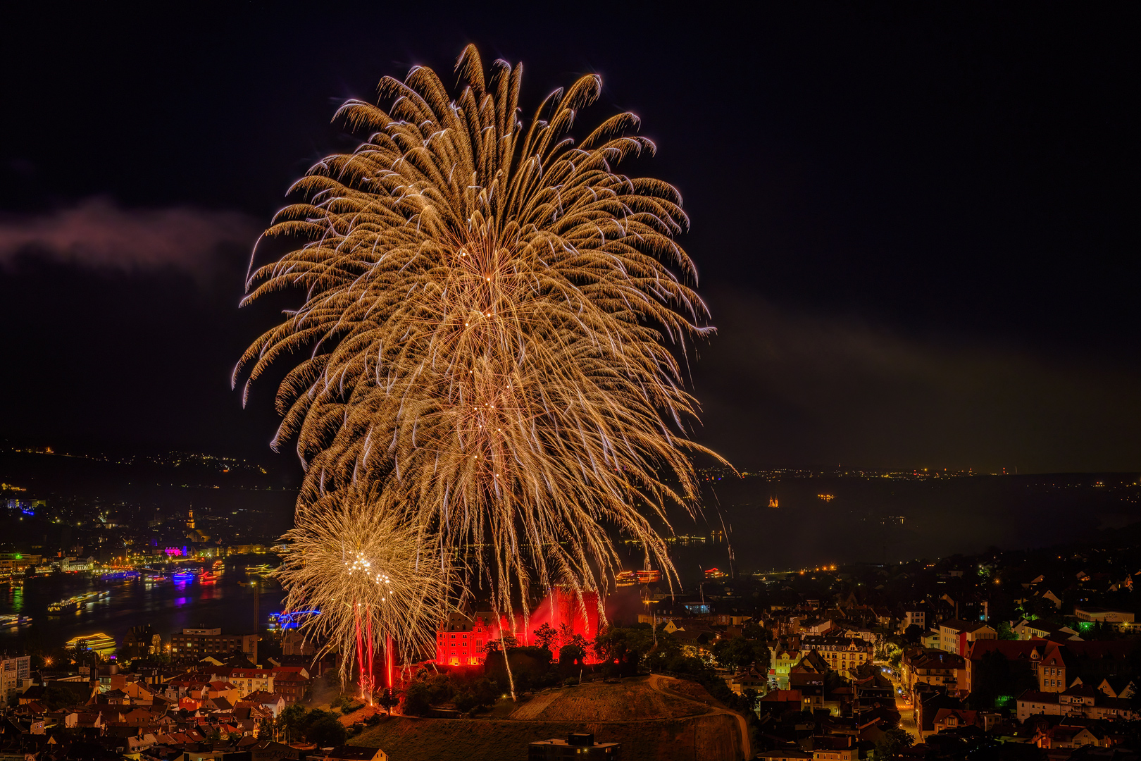 Rhein in Flammen