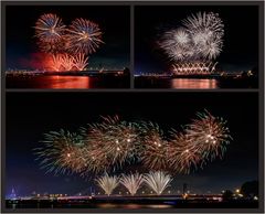 Rhein in Flammen Collage