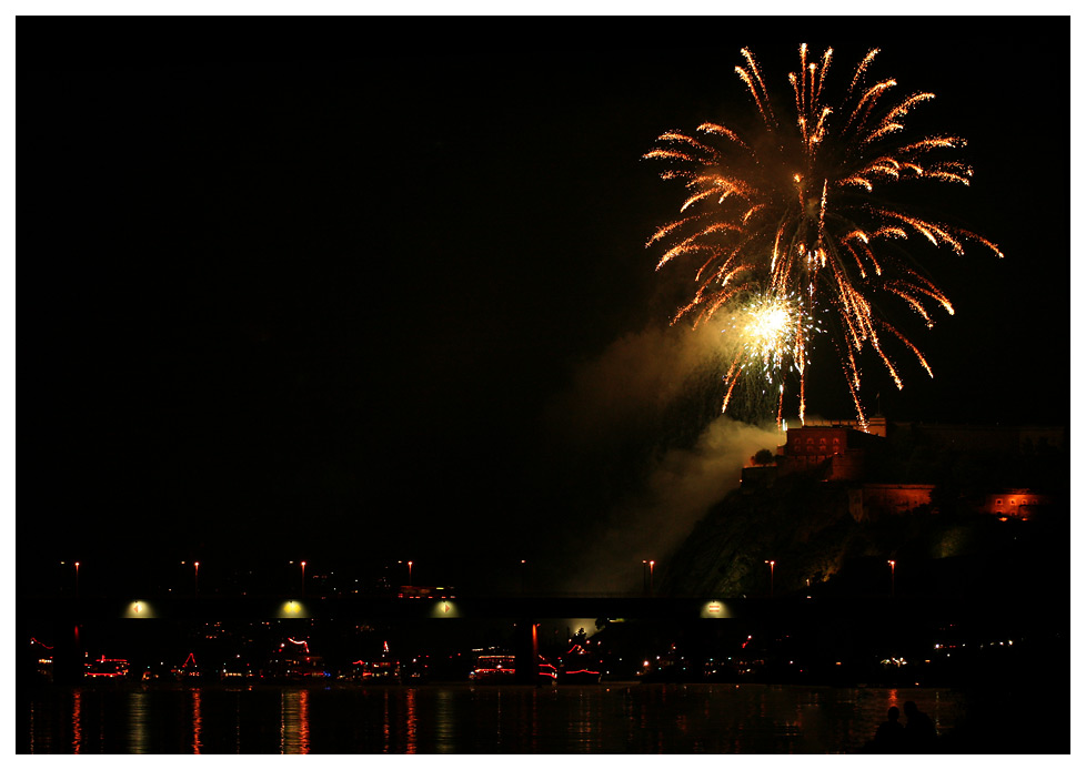 Rhein in Flammen - Festung Ehrenbreitstein