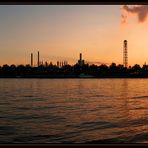 Rhein Köln Worringen - Pano