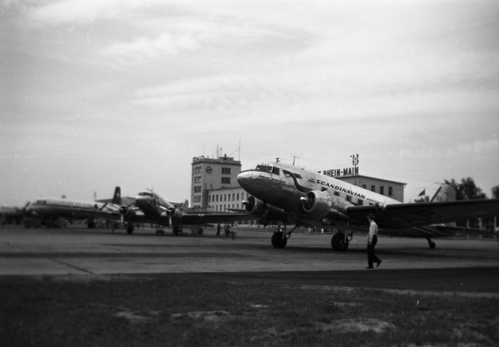 Rhein-Main-Flughafen,ca.1955