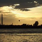 Rhein mit Ballon