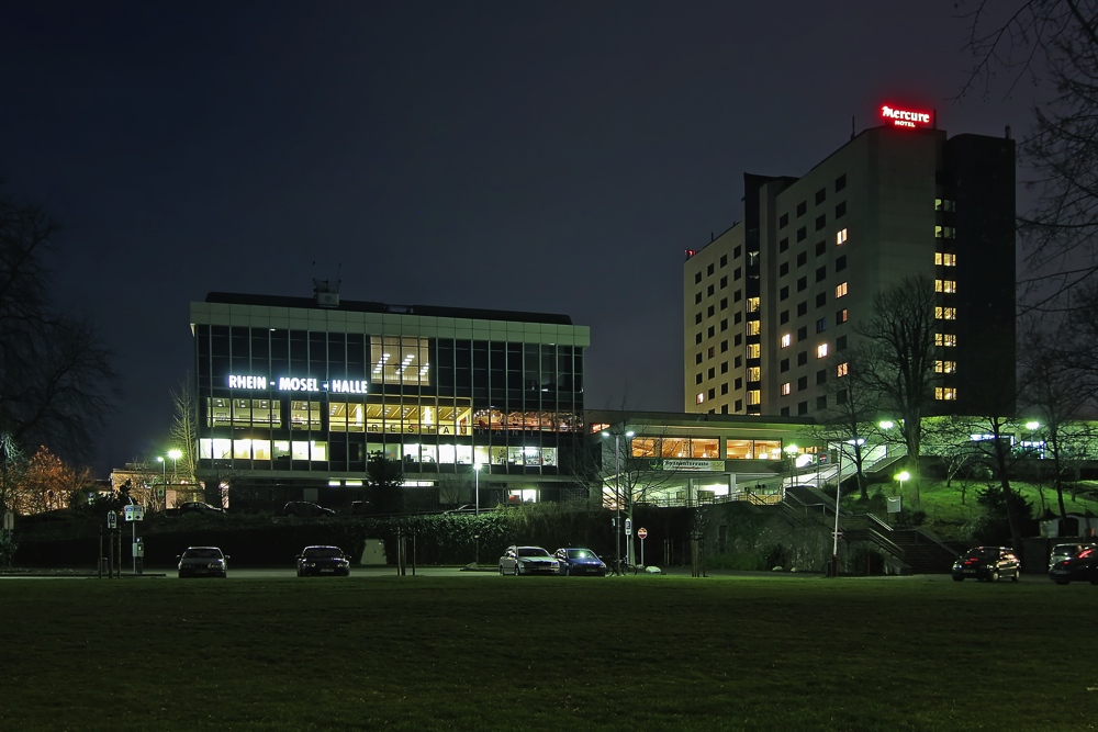 Rhein-Mosel-Halle und Hotel Mercure in Koblenz