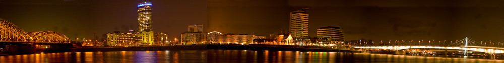 Rhein Panorama Nacht