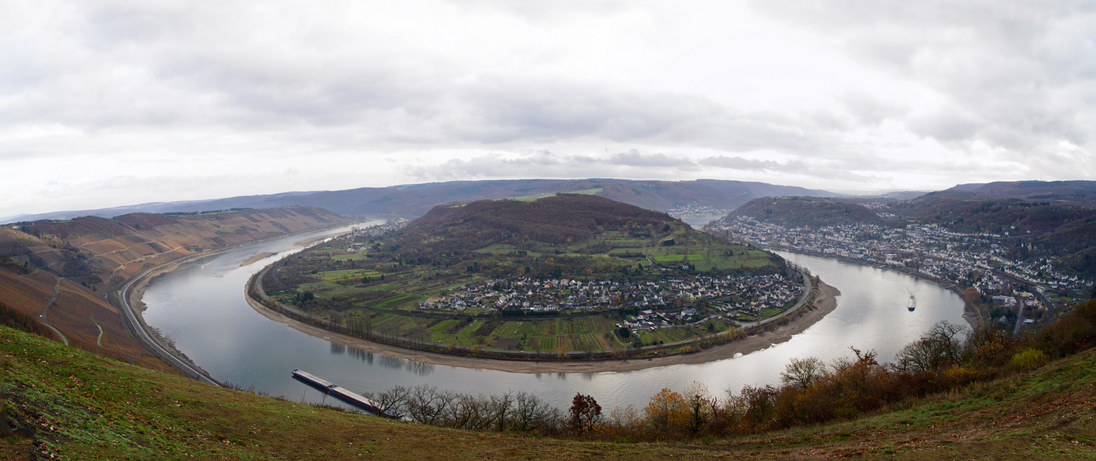 Rhein schleife bei Boppard.