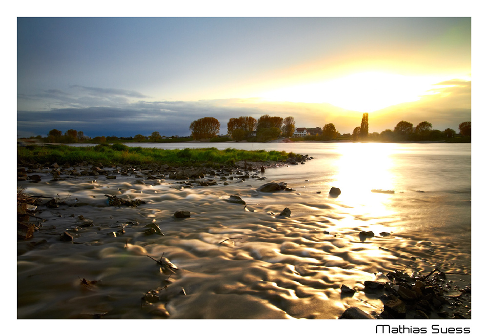 Rhein - Sonnenuntergang 2