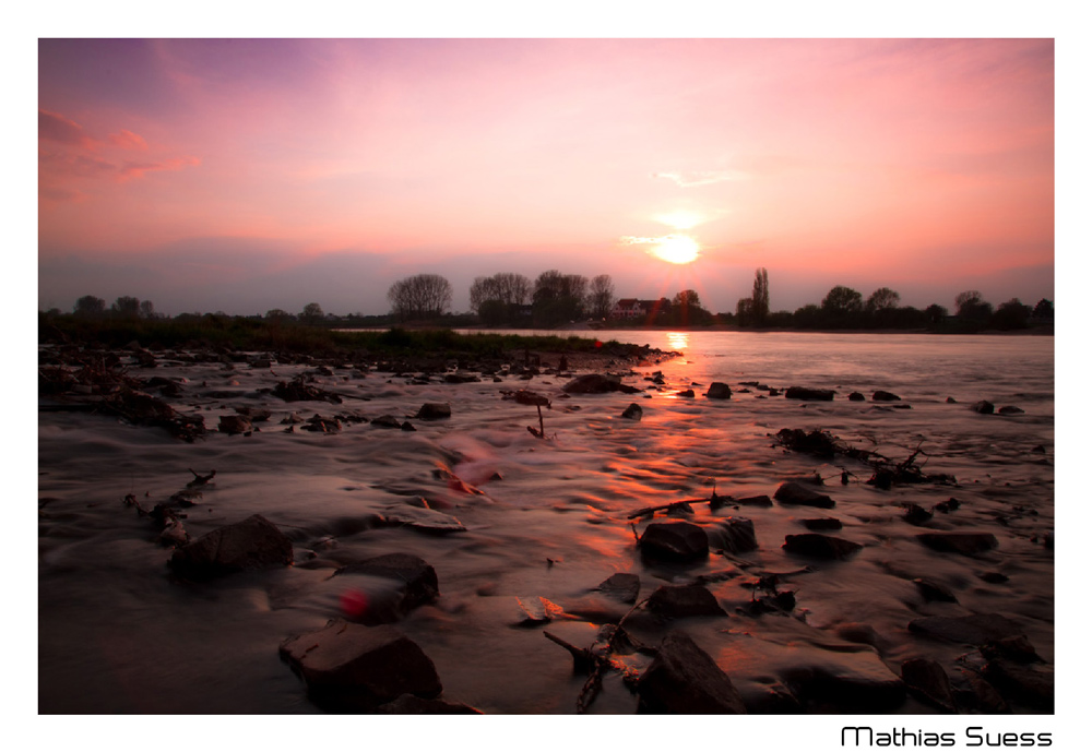 Rhein - Sonnenuntergang