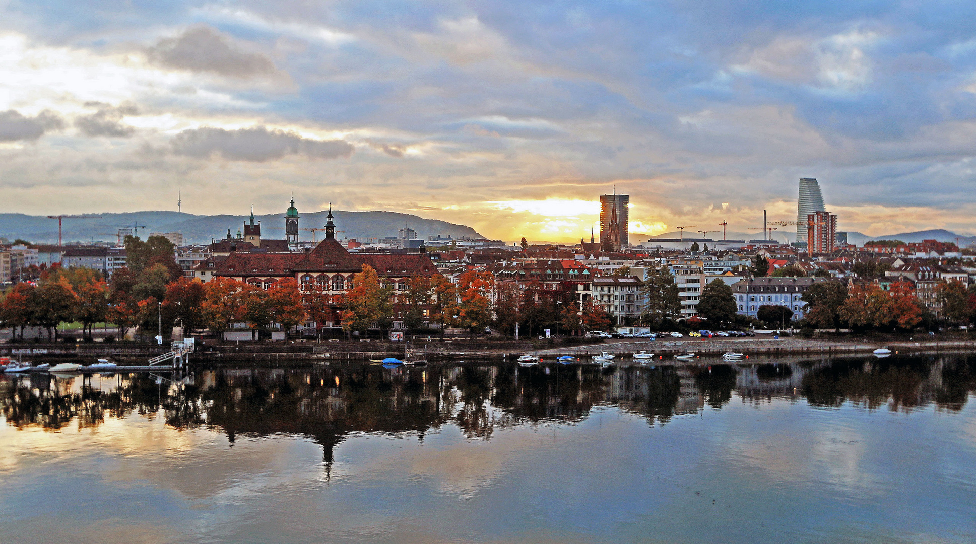 "Rhein - Spiegelung"