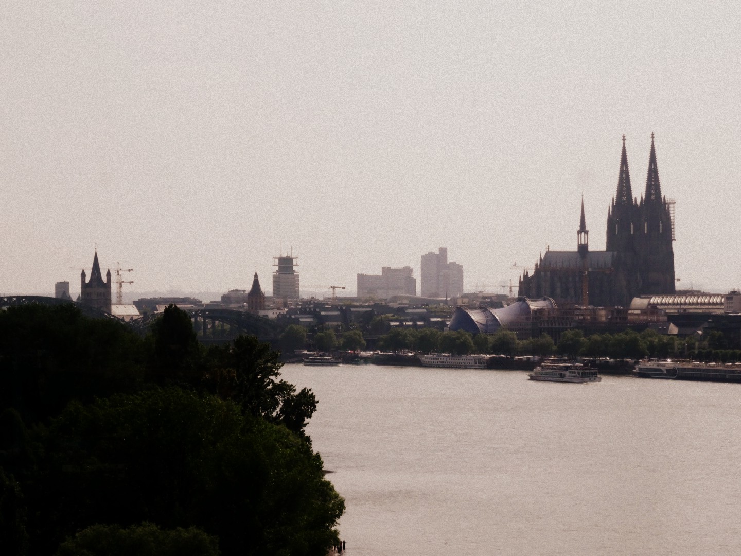 Rhein und Kölner Dom