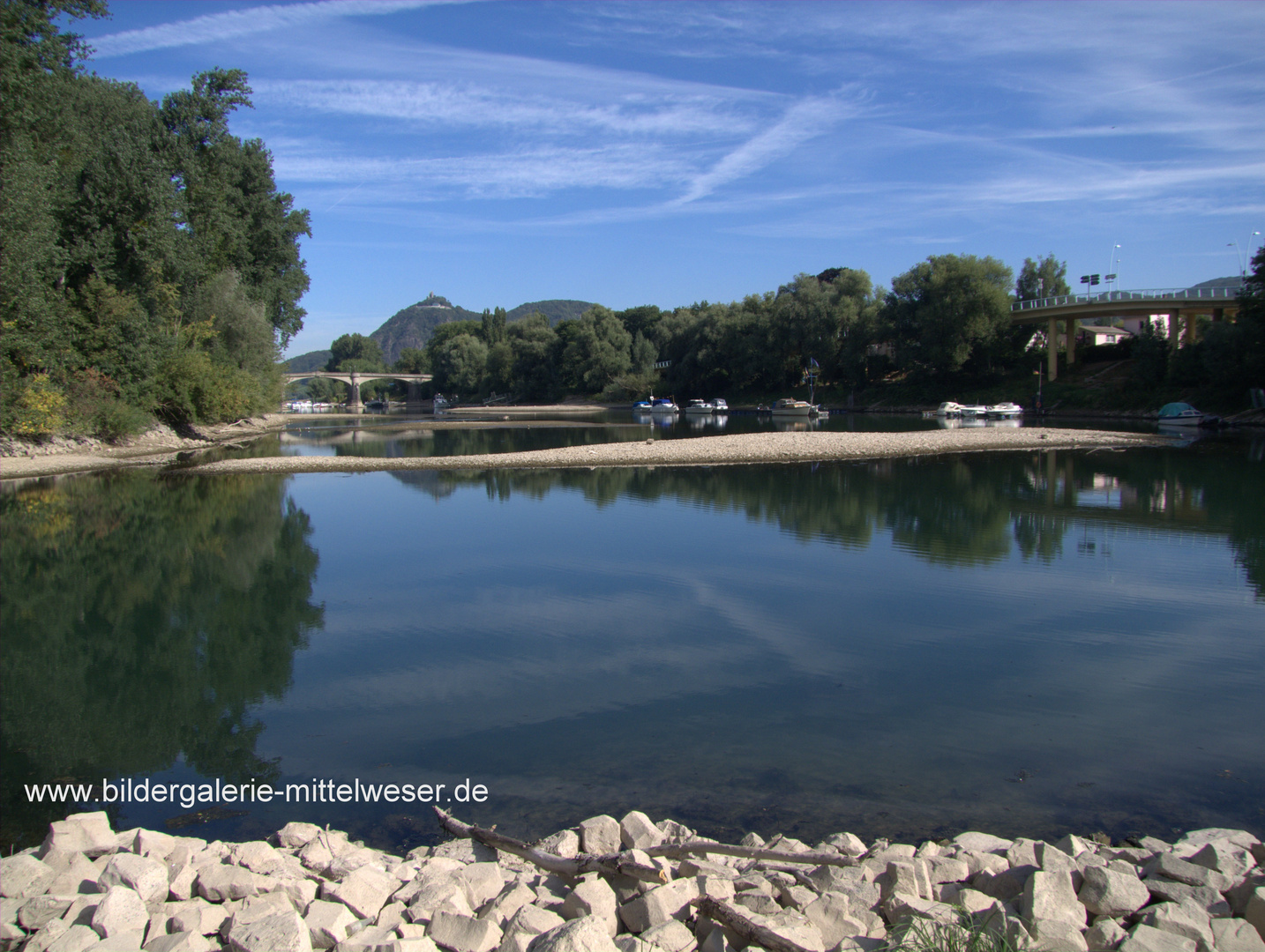 Rheinarm bei Bad Honnef (Siebengebirge)