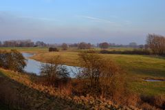 Rheinaue bei Rees, am Niederrhein.