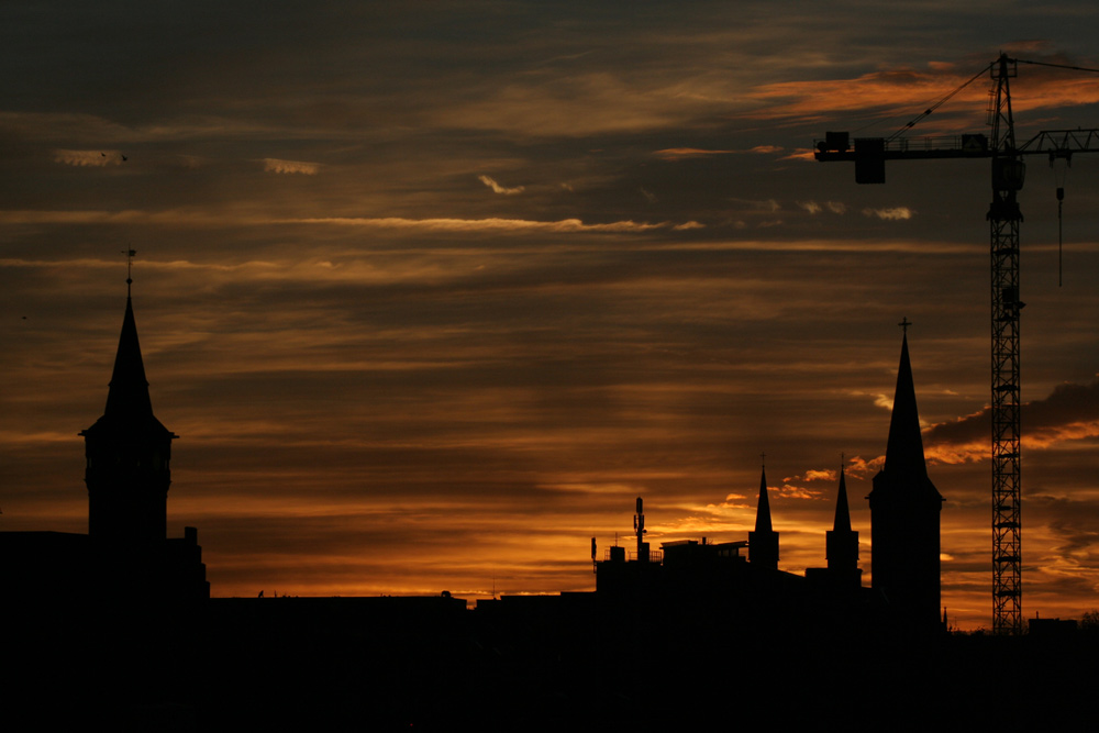 Rheinauhafen im Abendrot 2