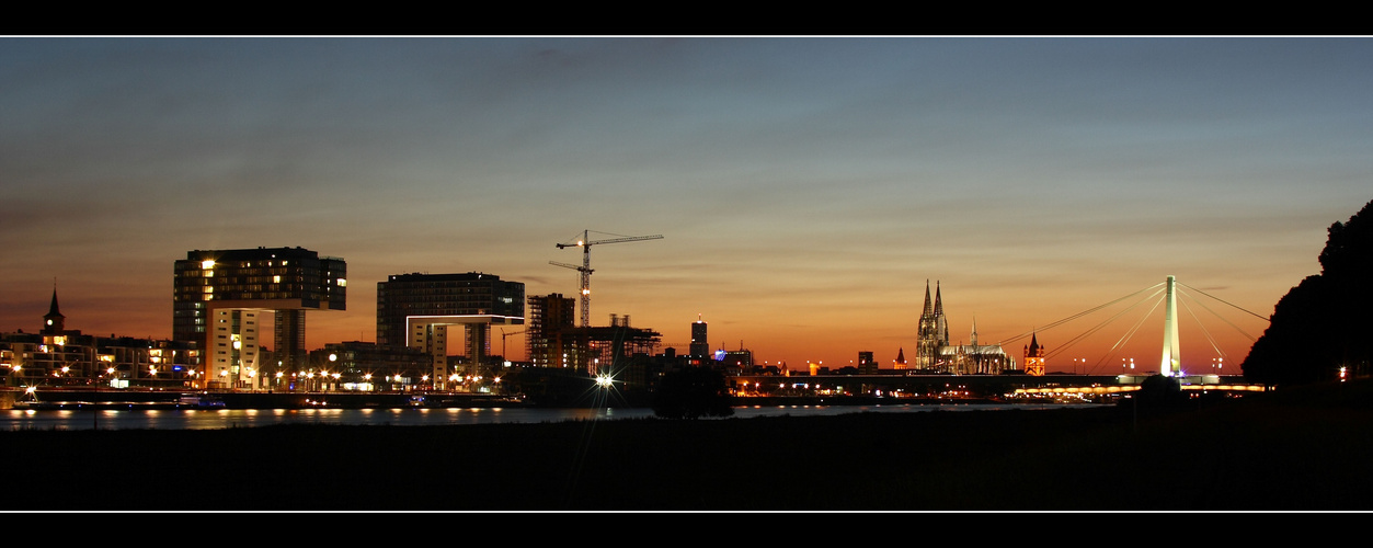 Rheinauhafen - Kölner Dom - Severinsbrücke