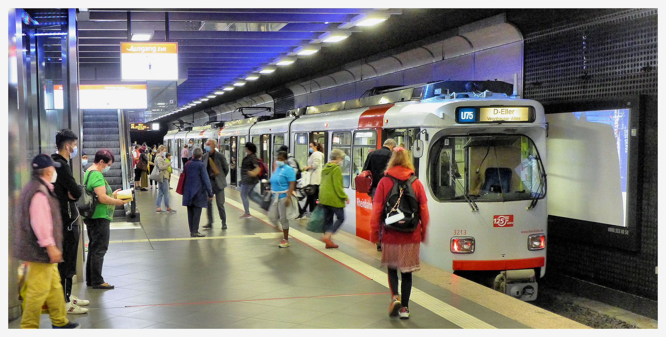 Rheinbahn im Untergrund