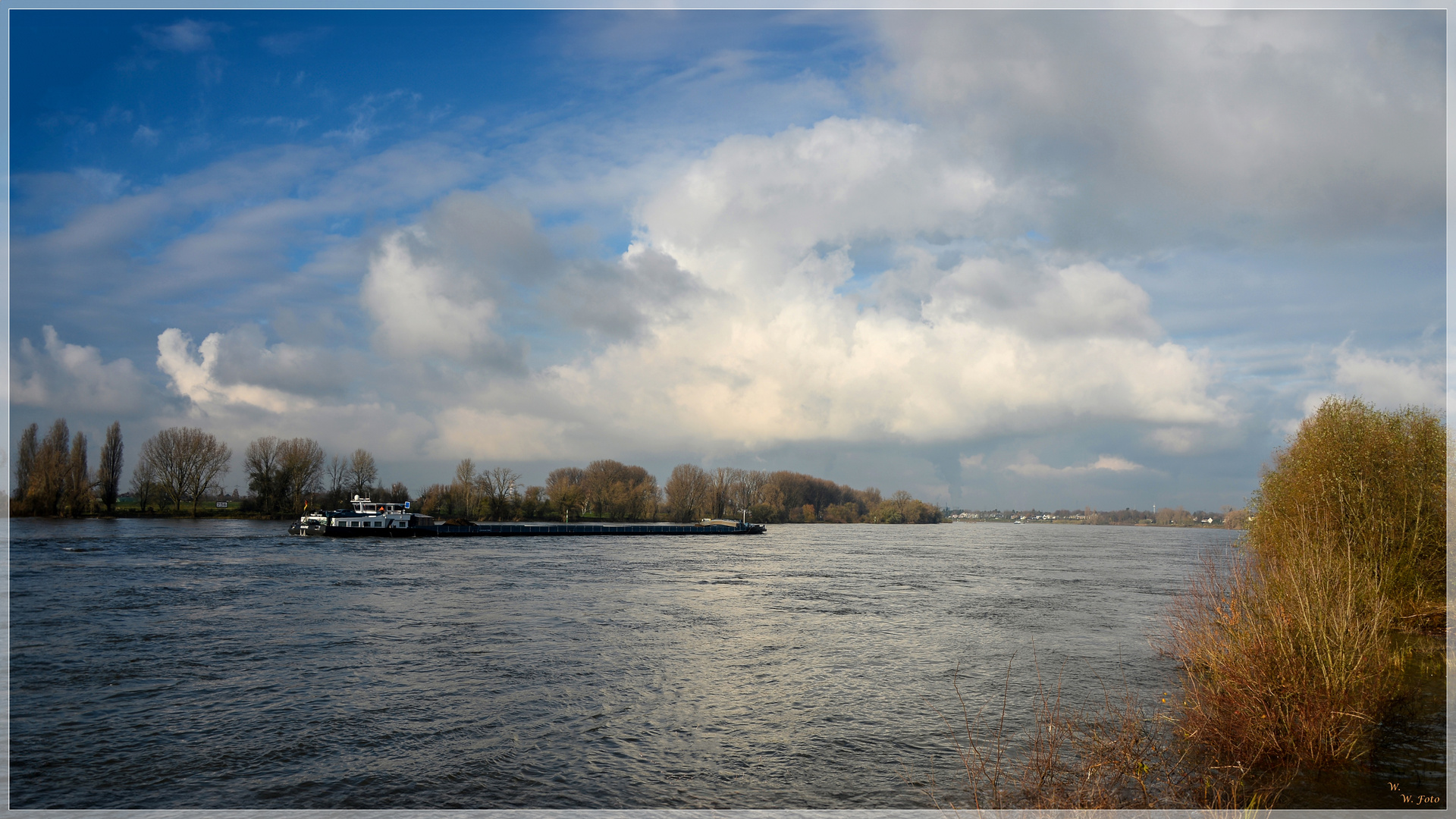 Rheinblick bei Kaiserswerth