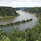 Rheinblick vom Lorelei-Felsen