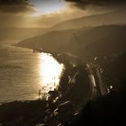 Rheinblick von der Burg Stahleck aus.