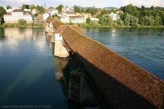 Rheinbrücke Bad Säckingen von oben