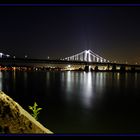 rheinbrücke bei nacht