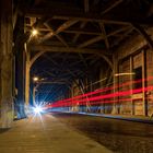 Rheinbrücke bei Nacht