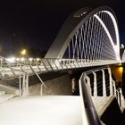 Rheinbrücke bei Nacht