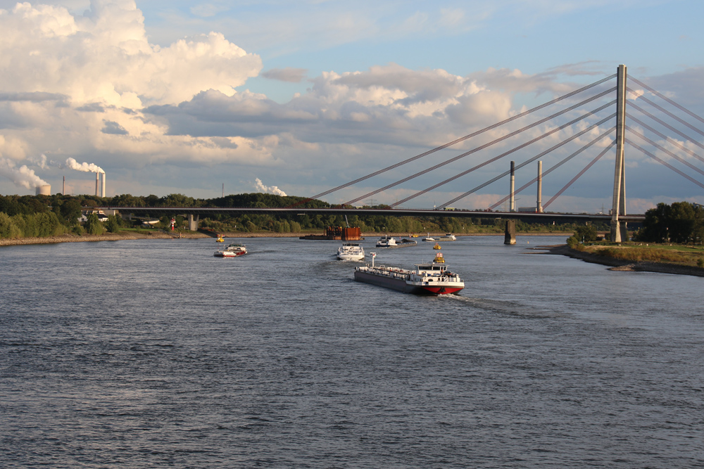 Rheinbrücke bei Wesel