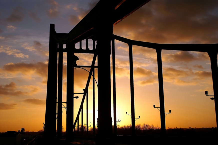 Rheinbrücke in Ürdingen